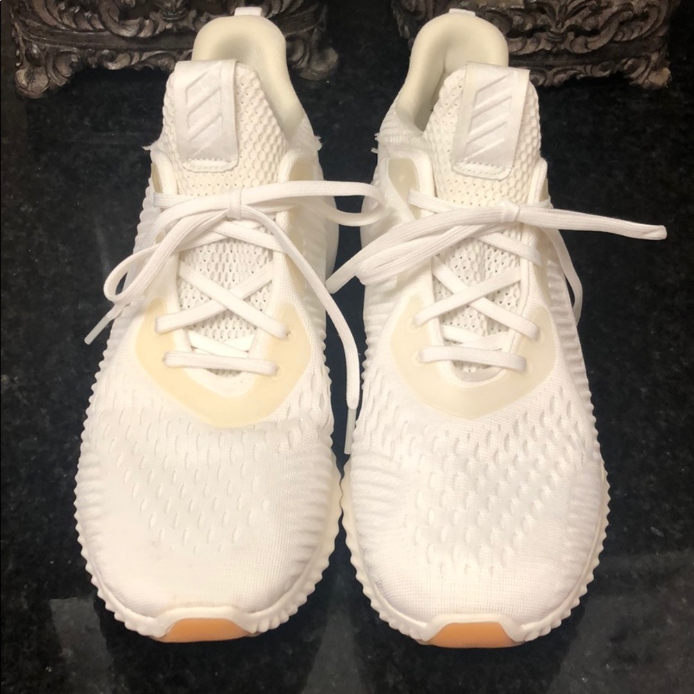 White Adidas Alphabounce